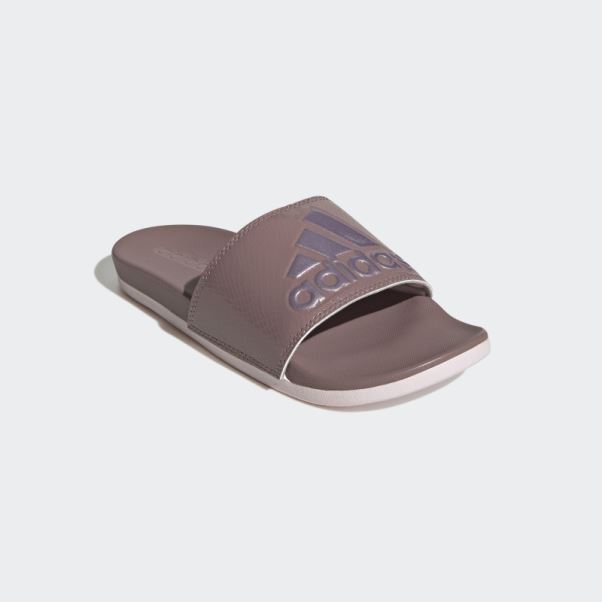 Claquettes De Confort Adilette Violettes Adidas