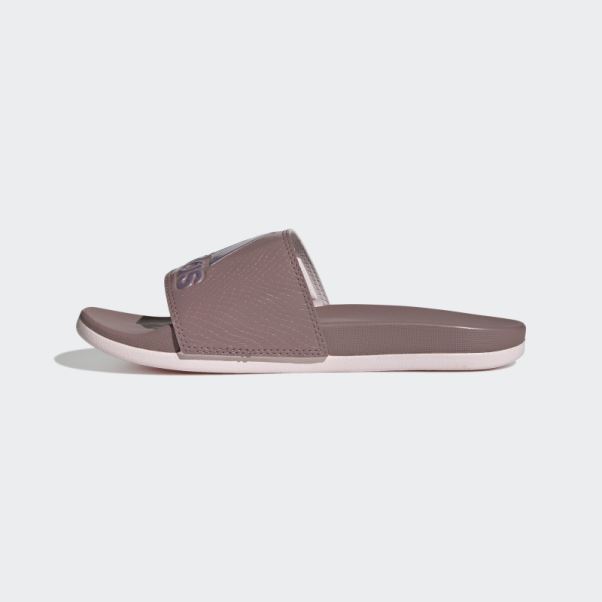 Claquettes De Confort Adilette Violettes Adidas