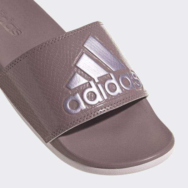 Claquettes De Confort Adilette Violettes Adidas