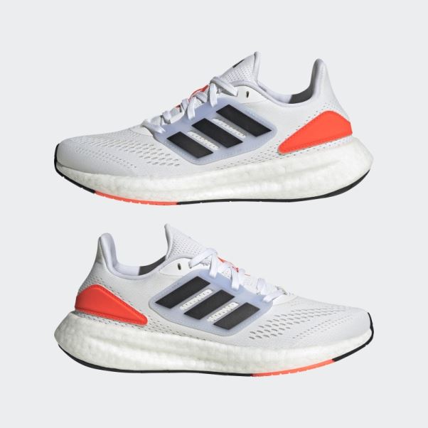 Chaussures Adidas Pureboost 22 Blanches