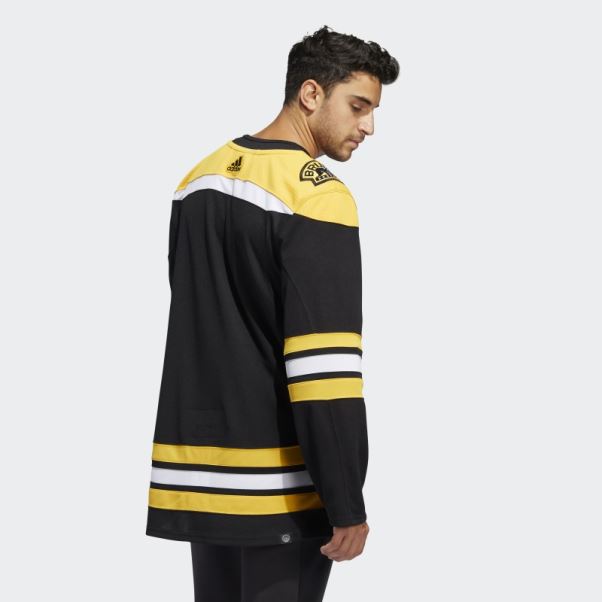 Maillot Bruins Home Authentique Noir Adidas