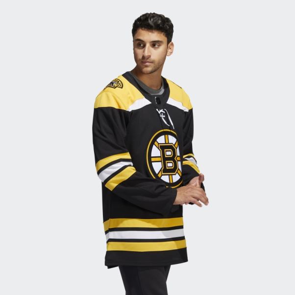 Maillot Bruins Home Authentique Noir Adidas