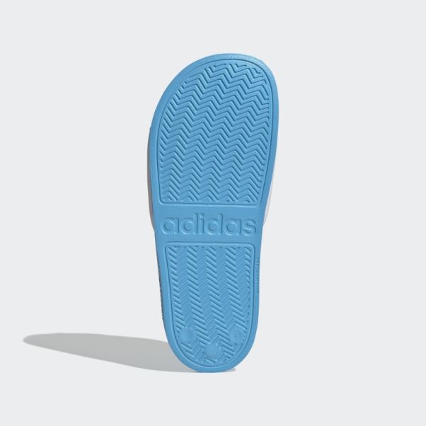 Adidas Adilette Shower Slides Bleu Rush Met