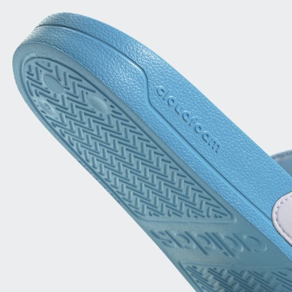 Adidas Adilette Shower Slides Bleu Rush Met