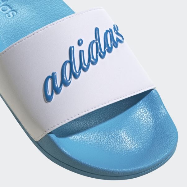 Adidas Adilette Shower Slides Bleu Rush Met
