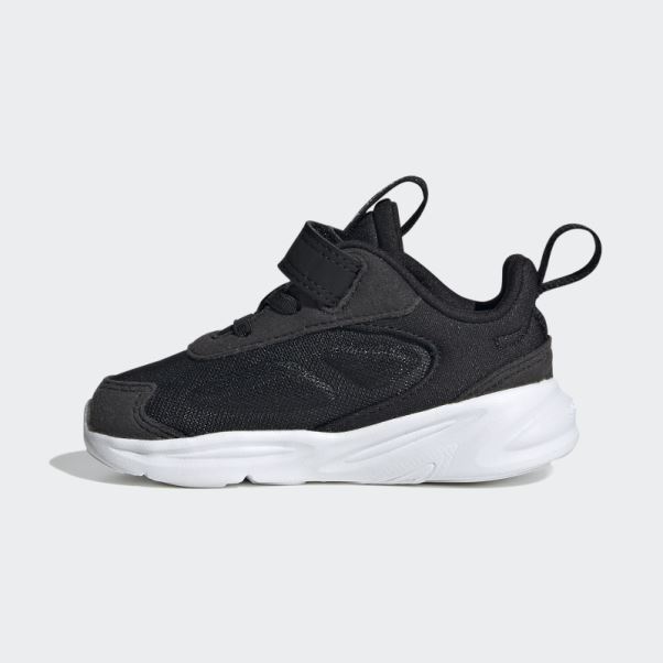 Adidas Ozelle Running Lifestyle Elastic Lace With Top Strap Shoes Noir