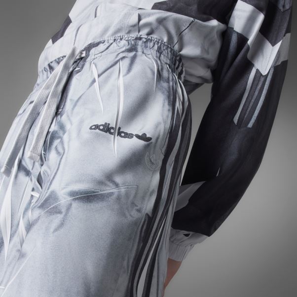 Pantalon De Survêtement De Football à Blocs De Tissu Adidas Blue Version Gris