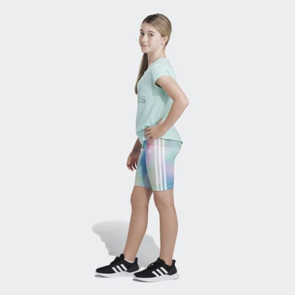 Short Cycliste Imprimé Adidas Mint Rush 22
