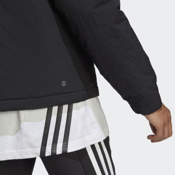 Veste à Capuche Isolée Adidas Bsc Strong Noir
