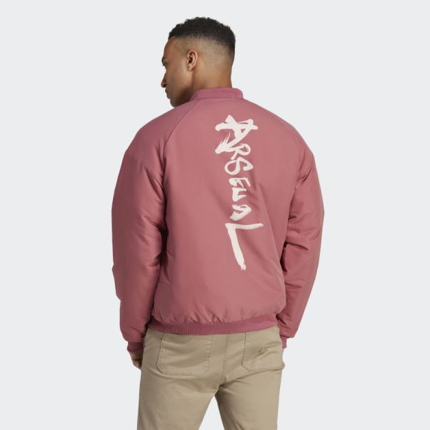 Veste Matelassée Arsenal Chinese Story Adidas Rose
