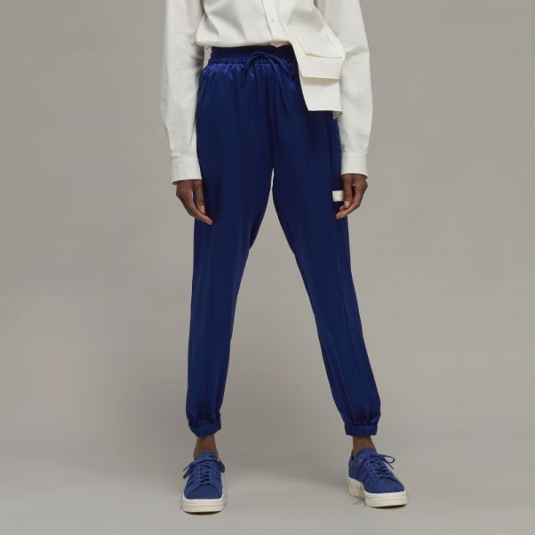 Adidas Y-3 Tech Pantalon De Survêtement En Soie à Revers Chaud
