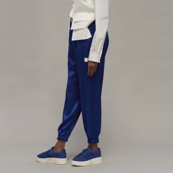 Adidas Y-3 Tech Pantalon De Survêtement En Soie à Revers Chaud