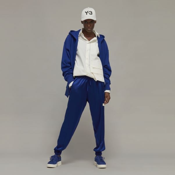 Adidas Y-3 Tech Pantalon De Survêtement En Soie à Revers Chaud