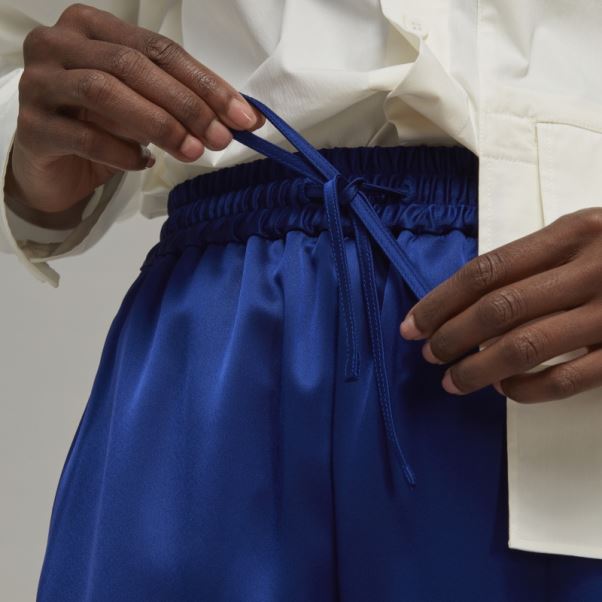 Adidas Y-3 Tech Pantalon De Survêtement En Soie à Revers Chaud