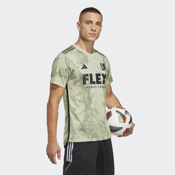 Maillot Extérieur Adidas Los Angeles Fc 23/24 Citron Vert
