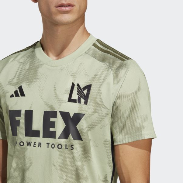 Maillot Extérieur Adidas Los Angeles Fc 23/24 Citron Vert