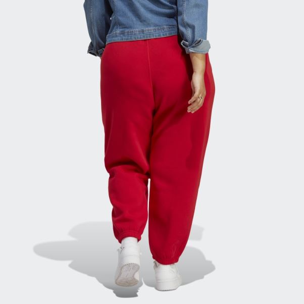 Pantalon De Jogging En Molleton Essentials (taille Plus) Adidas écarlate