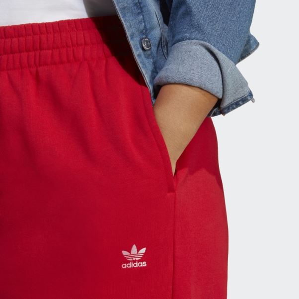 Pantalon De Jogging En Molleton Essentials (taille Plus) Adidas écarlate