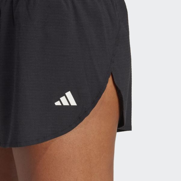 Adidas Run Icones Made With Nature Short De Course Noir