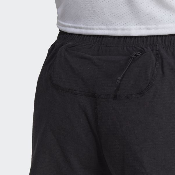 Adidas Run Icones Made With Nature Short De Course Noir