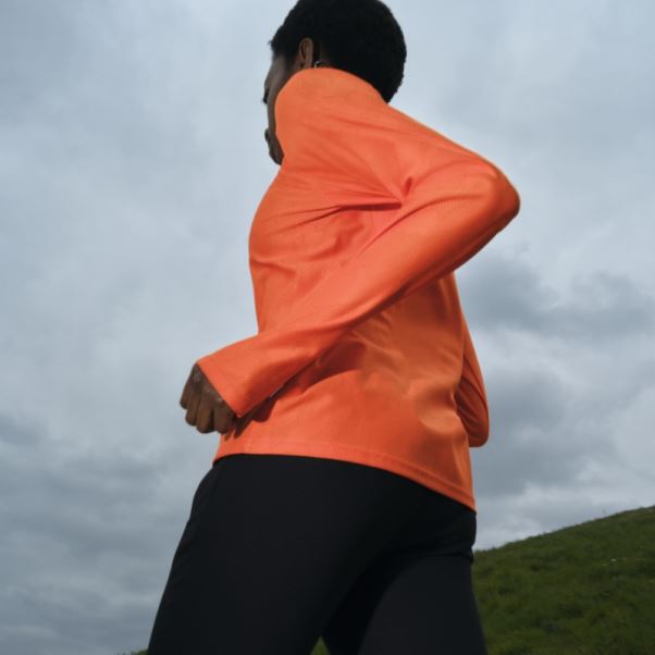 Made To Be Remade Running Manches Longues T-shirt Orange Adidas