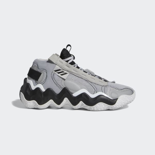 Pièce B Mid Chaussures De Basket Gris Adidas