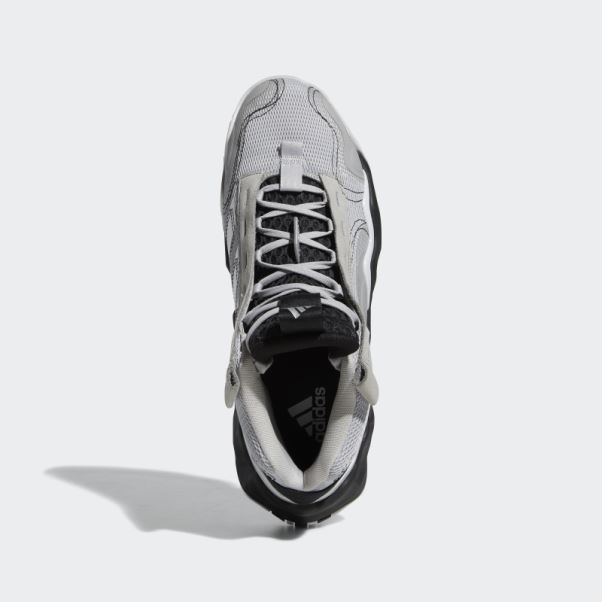 Pièce B Mid Chaussures De Basket Gris Adidas