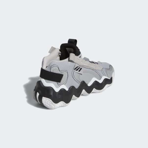 Pièce B Mid Chaussures De Basket Gris Adidas
