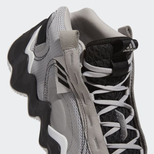 Pièce B Mid Chaussures De Basket Gris Adidas