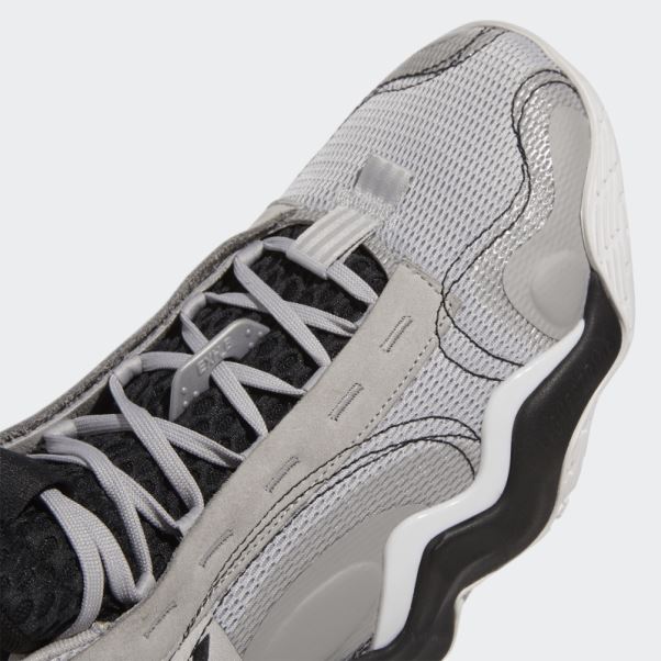 Pièce B Mid Chaussures De Basket Gris Adidas