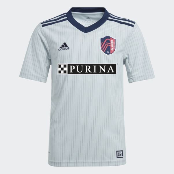 St. Maillot Louis City Sc 23 Extérieur Adidas Gris