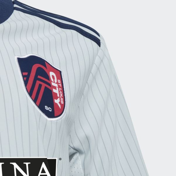 St. Maillot Louis City Sc 23 Extérieur Adidas Gris