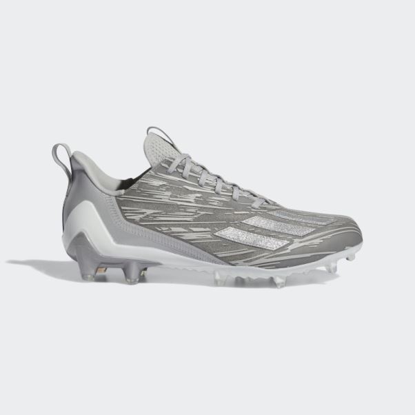 Adidas Crampons Adizero Gris
