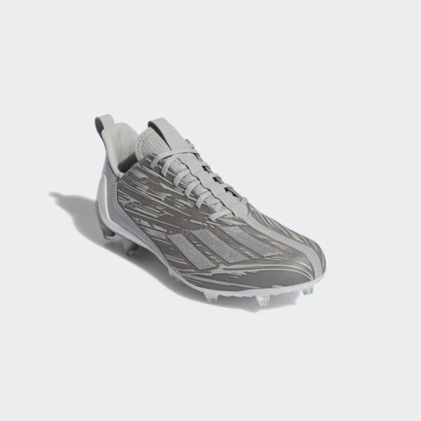 Adidas Crampons Adizero Gris