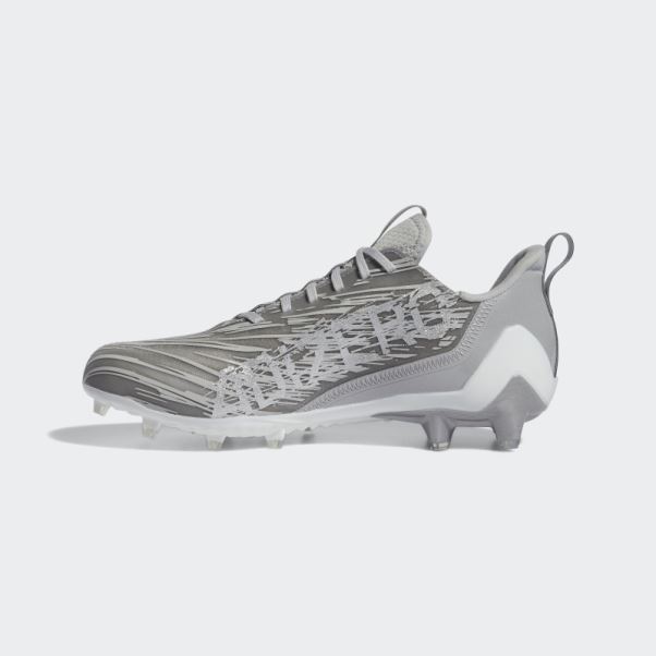 Adidas Crampons Adizero Gris