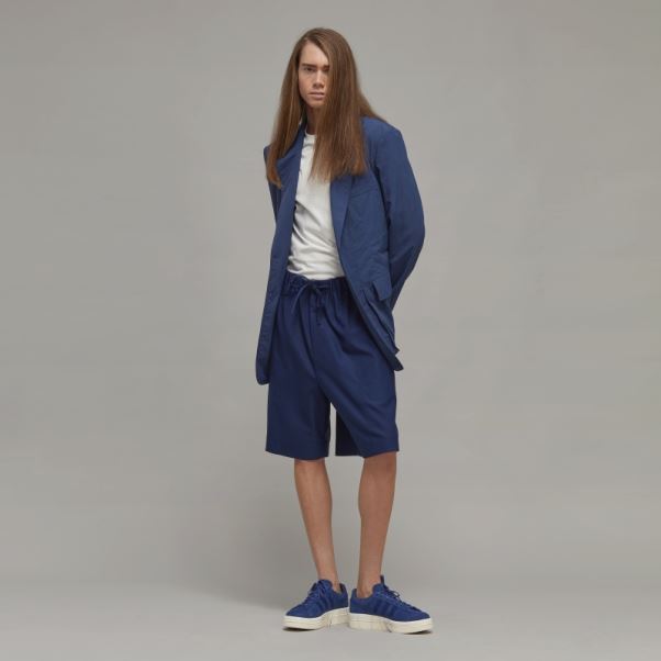 Adidas Y-3 Short Ajusté En Laine Raffinée à 3 Bandes