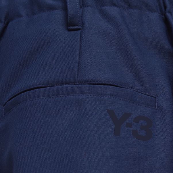 Adidas Y-3 Short Ajusté En Laine Raffinée à 3 Bandes