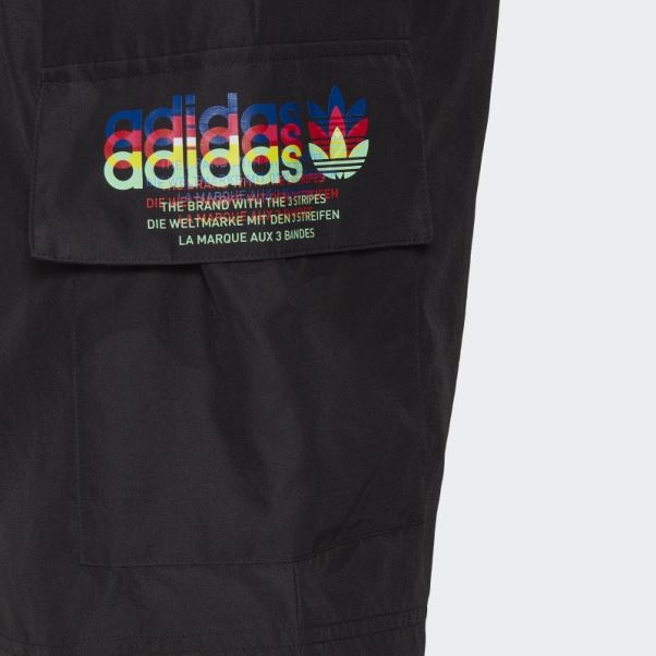 Short Cargo Adidas Hyperreal Noir