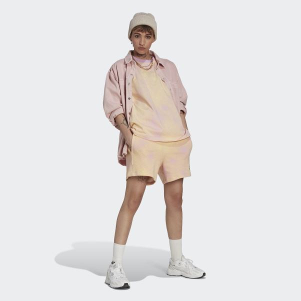 Adidas Short Ample Imprimé Lilas