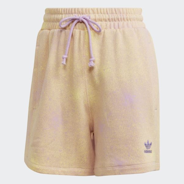 Adidas Short Ample Imprimé Lilas