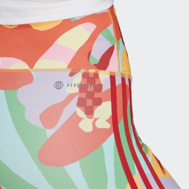 Adidas X Farm Rio 7/8 Collants Or Véritable Chaud