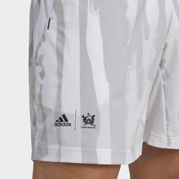 Short Adidas Tennis New York Graphique Blanc