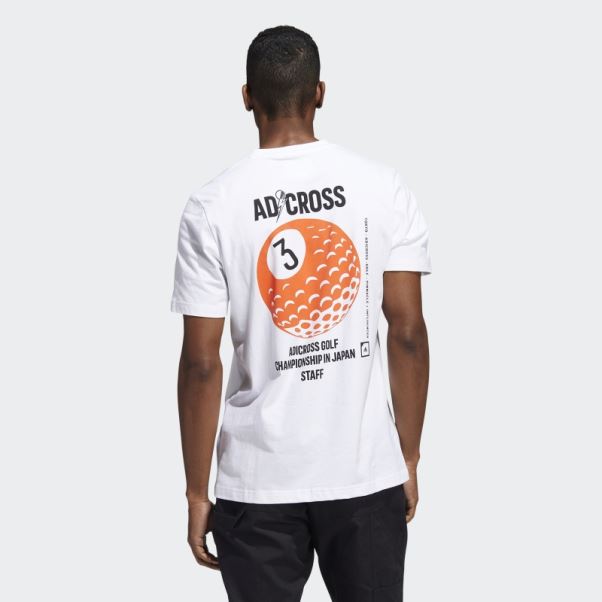 T-shirt Adicross Adidas Blanc