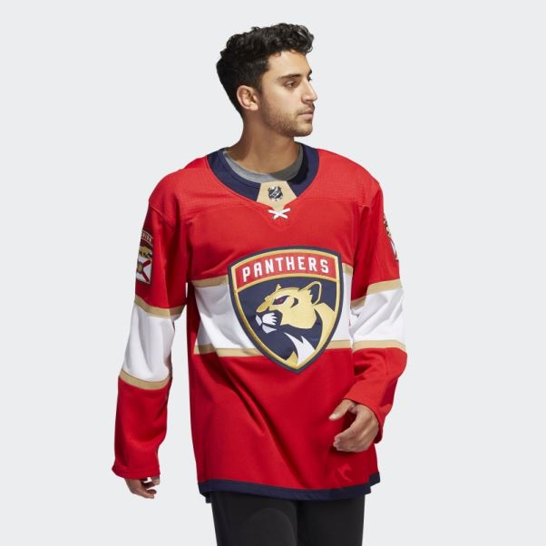 Maillot Adidas Panthers Domicile Authentique Rouge