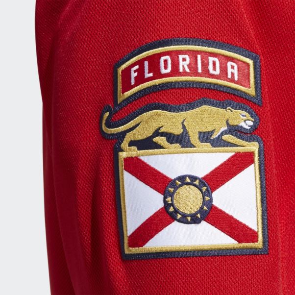 Maillot Adidas Panthers Domicile Authentique Rouge