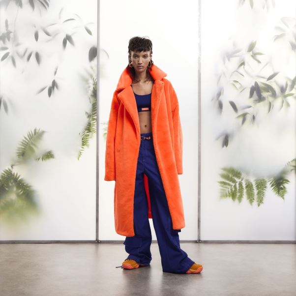 Manteau En Fausse Fourrure Adidas Orange (tous Genres)