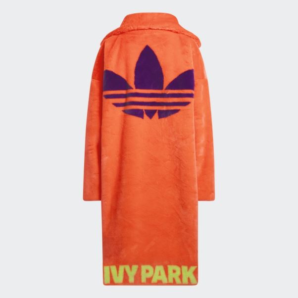 Manteau En Fausse Fourrure Adidas Orange (tous Genres)