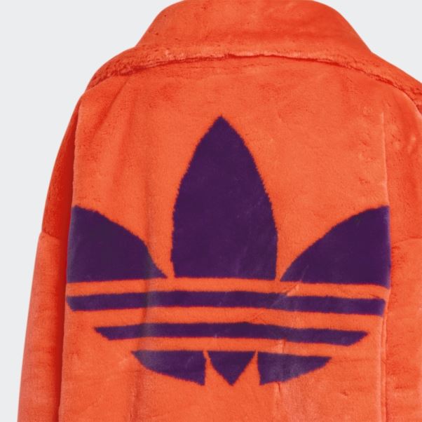 Manteau En Fausse Fourrure Adidas Orange (tous Genres)