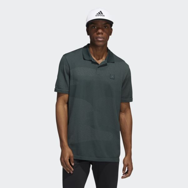 Polo Adidas Go-to Sans Coutures Vert