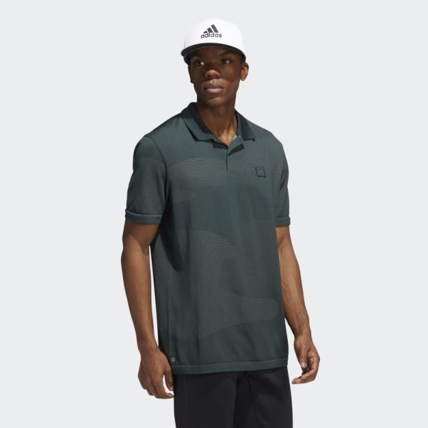 Polo Adidas Go-to Sans Coutures Vert